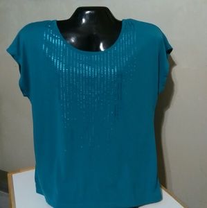 Dressy Turquoise top