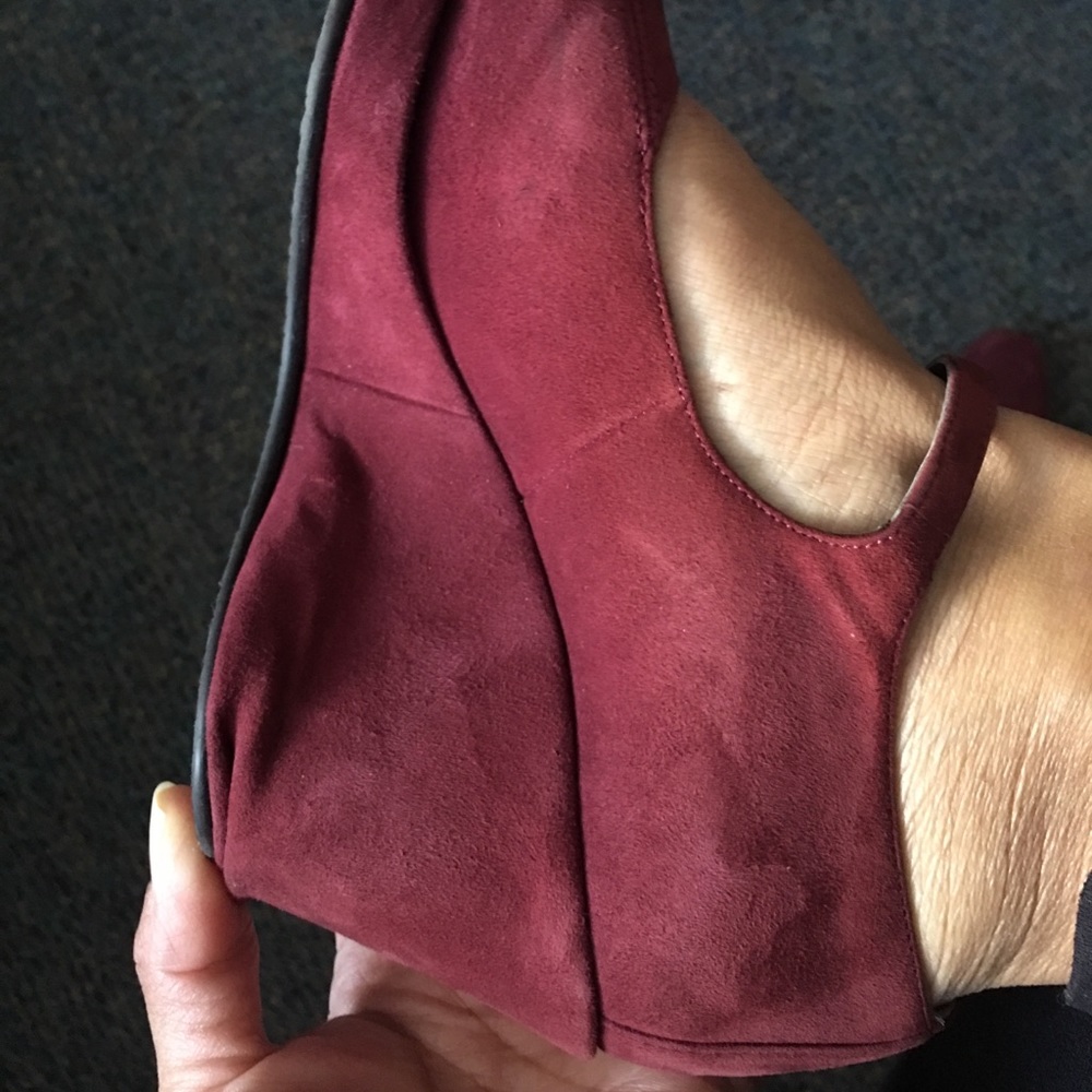 Photo of wedge heels.