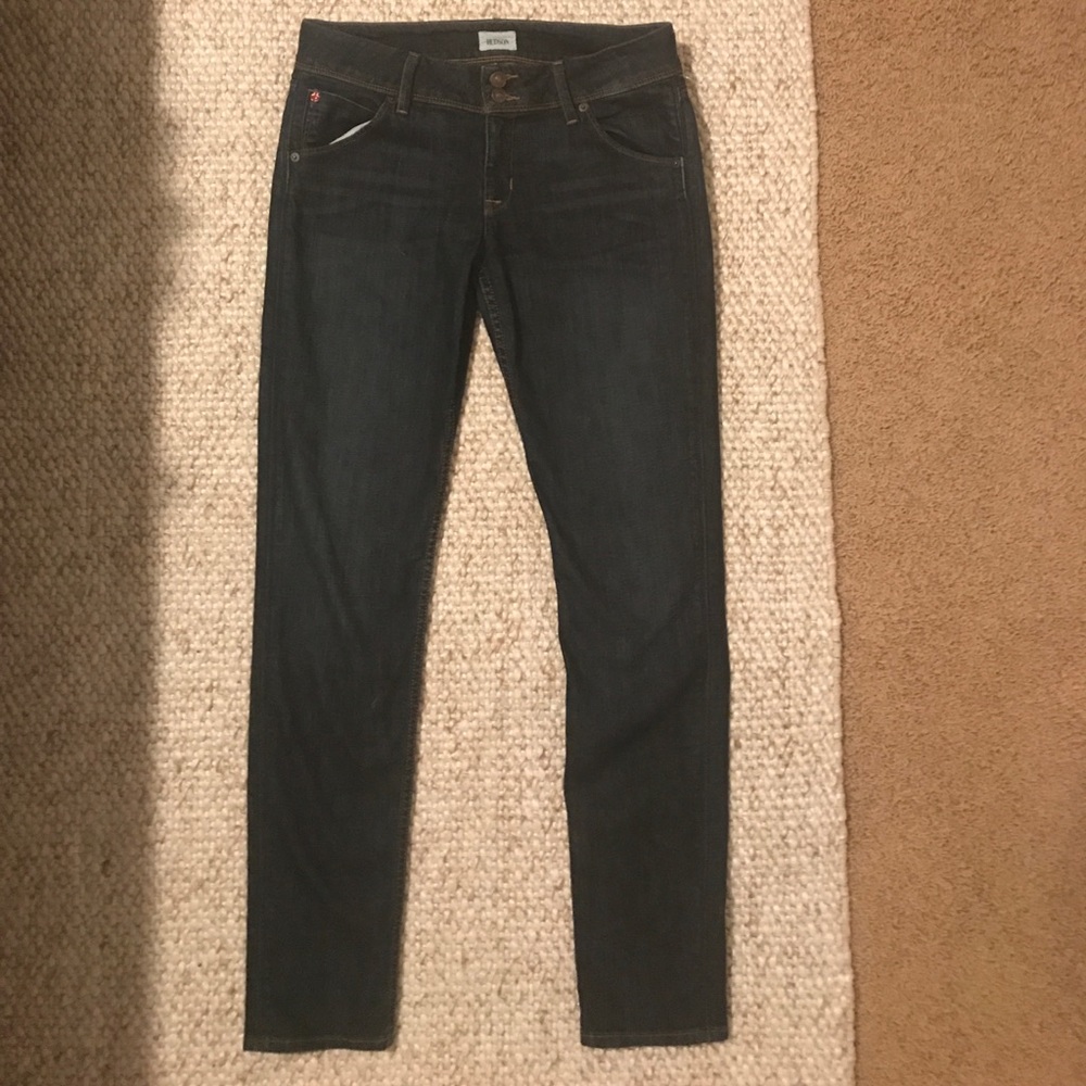 Hudson Mid Rise Skinny Jeans
