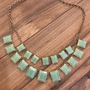 Mint green necklace