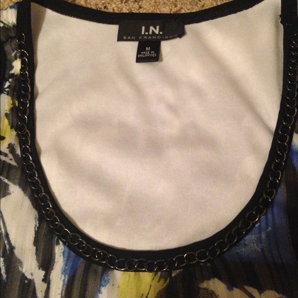 Multi-colored I.N. San Francisco Tank- Size Medium - Picture 3 of 4