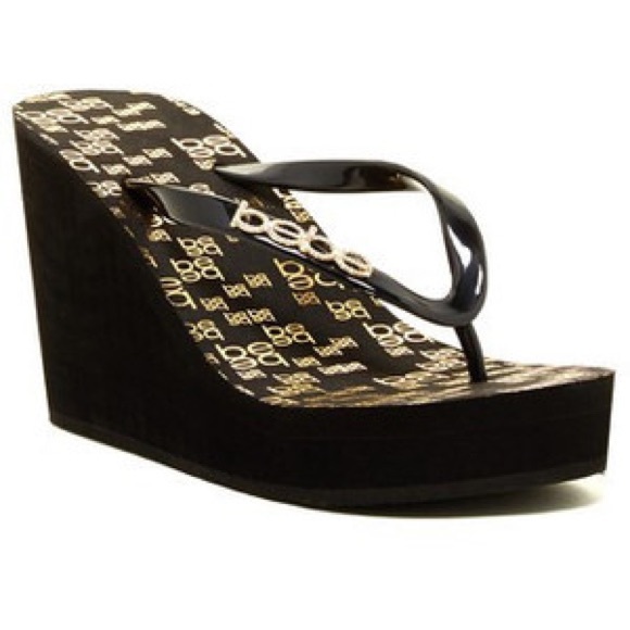 bebe wedge sandals