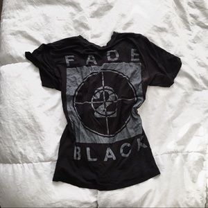 Black vintage tee