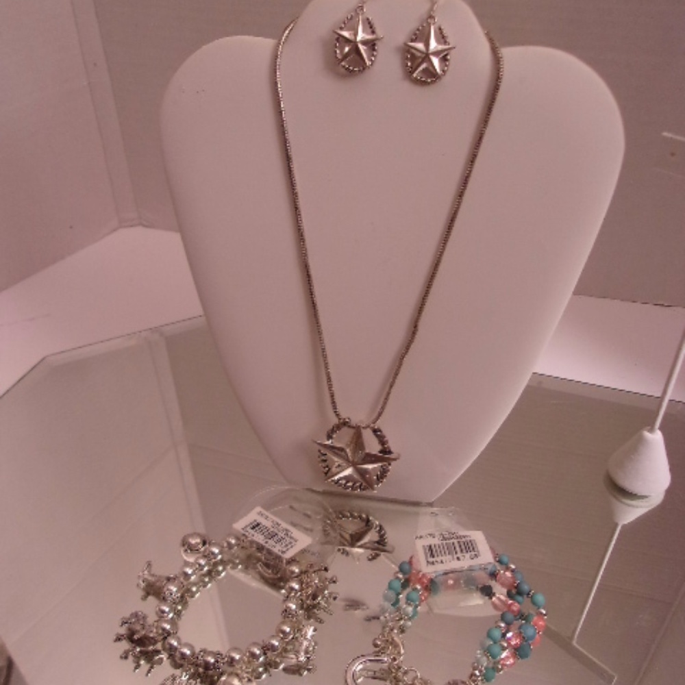 NWT TAMINA BY STELLA COWBOY/TEXAS NECKLACE ETC