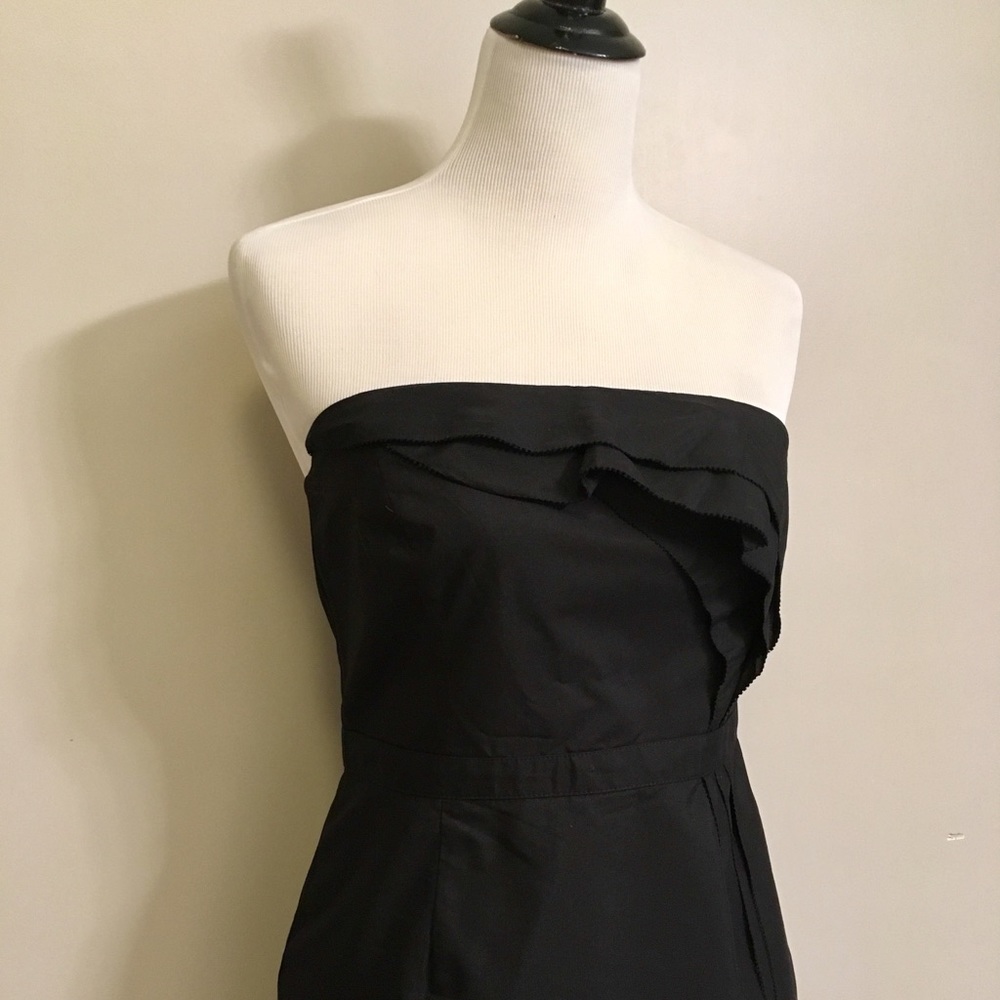 Ann Taylor LOFT Black strapless dress