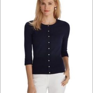 White House Black Market(XS)Long Slv Knit Cardigan