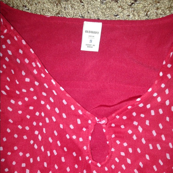 Red and White Old Navy Dress - Size Small - Picture 2 of 4
