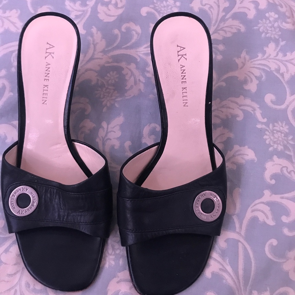 Anne Klein sandals.