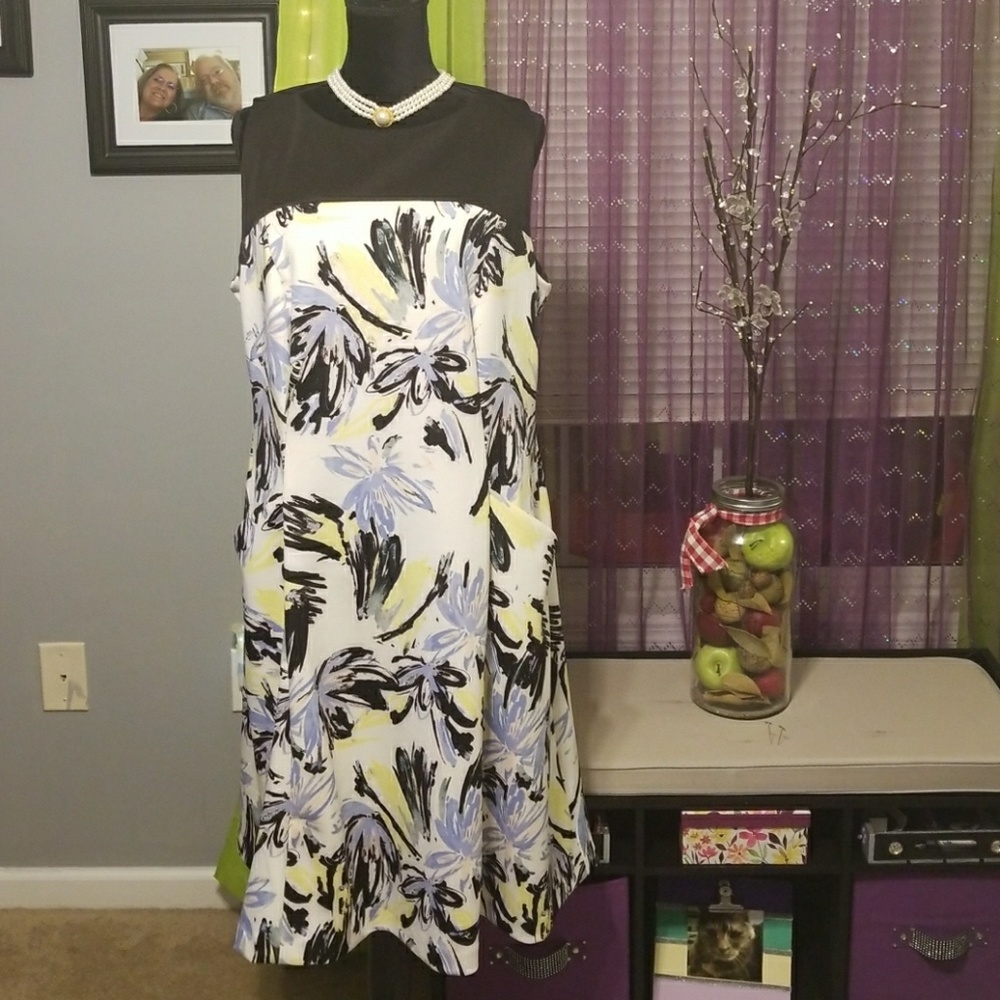 Sleeveless Chaps Dress