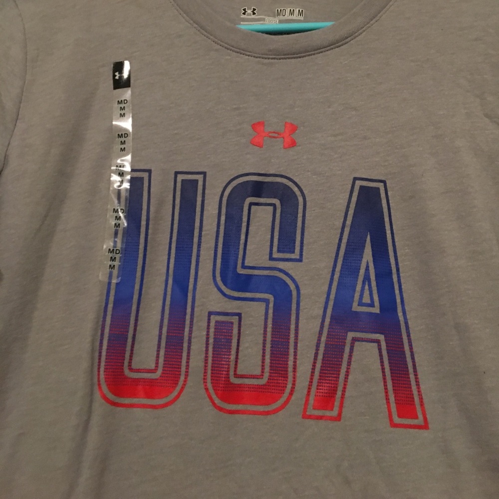 NWT Under Armour USA Tee