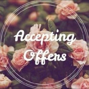 I accept all reasonable offers :)