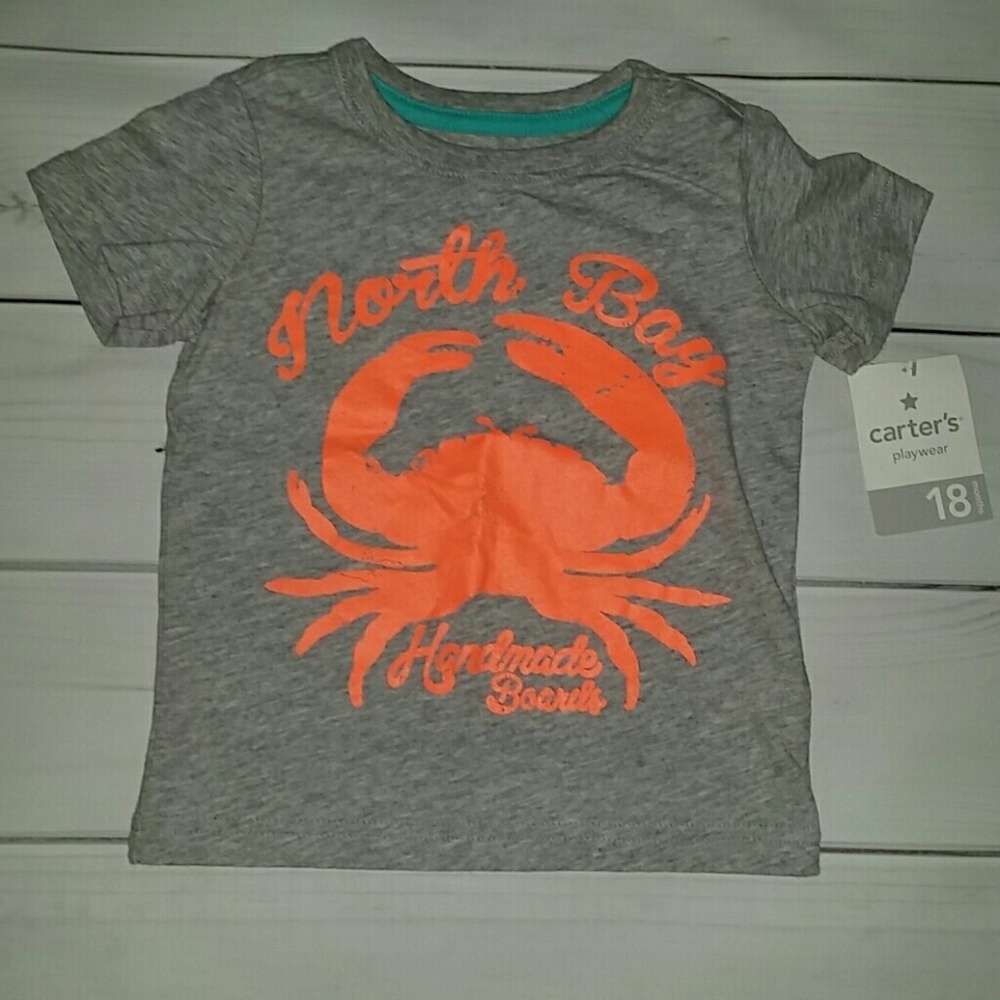 NWT-Carters Baby Crab Tee,18m
