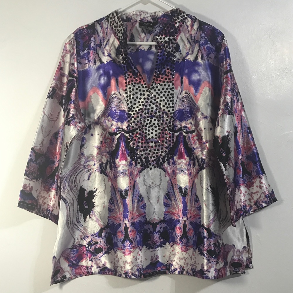 NWOT! Ashro Silky Top