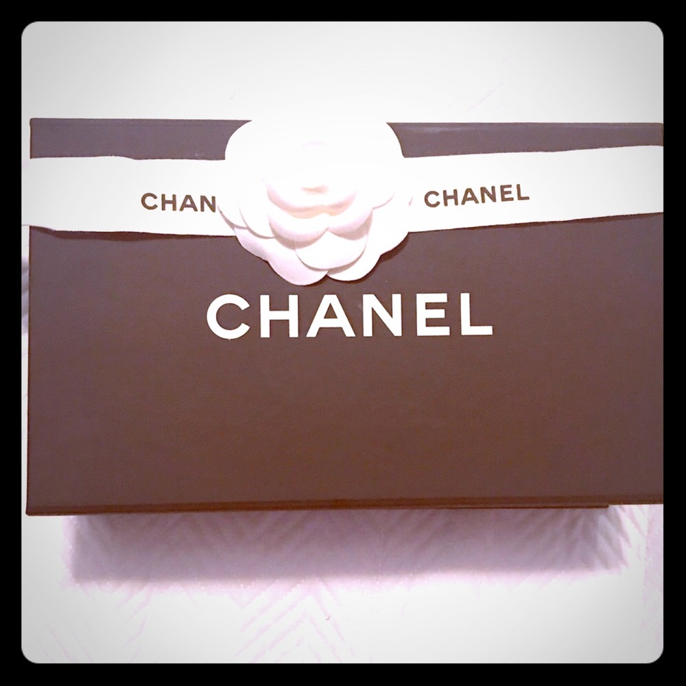 Chanel box and shopping bag