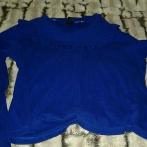 "Rafaella" royal blue sweater pxl/reg