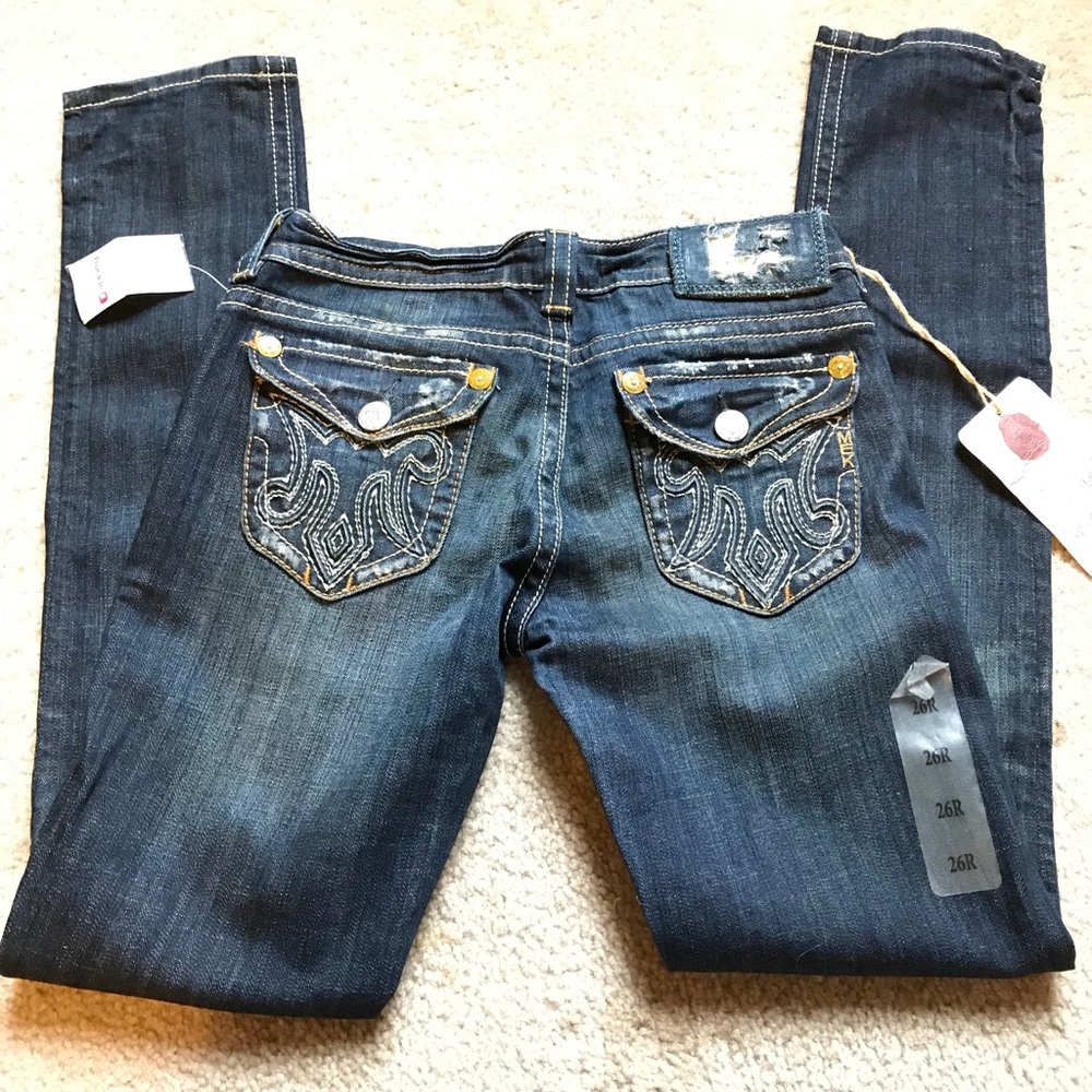 NWT MEK Oaxaca Cigarette Skinny Jean 26x32R