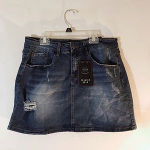 Denim Mini Skirt