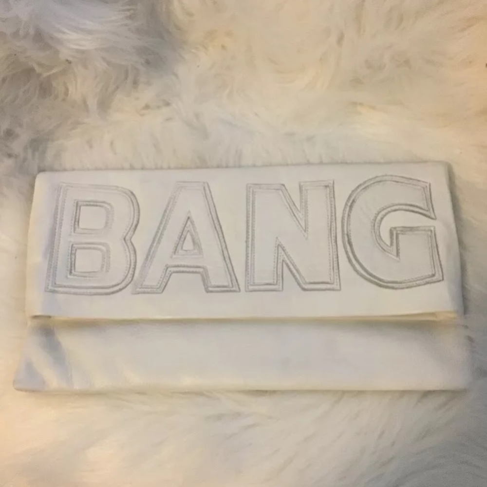 BANG lamb skin clutch by Elle Tarpin