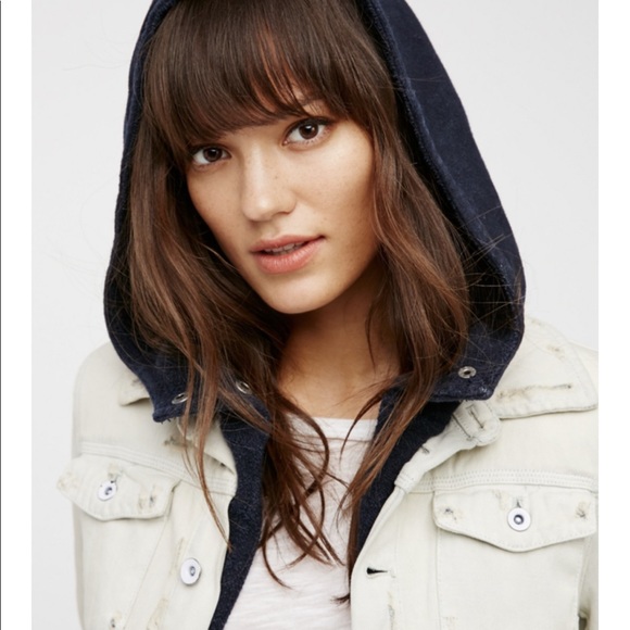 Double Weave Denim Jacket By Free People BNWT - Picture 2 of 5