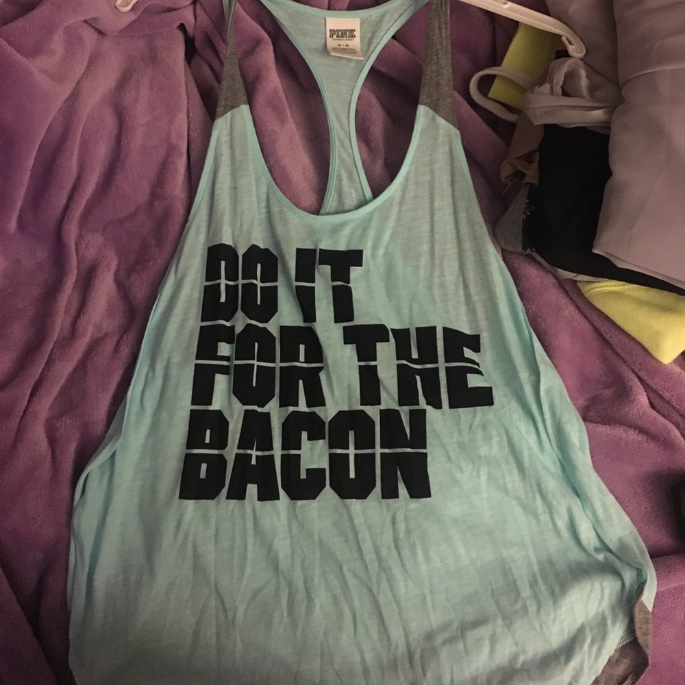 Pink brand tank top