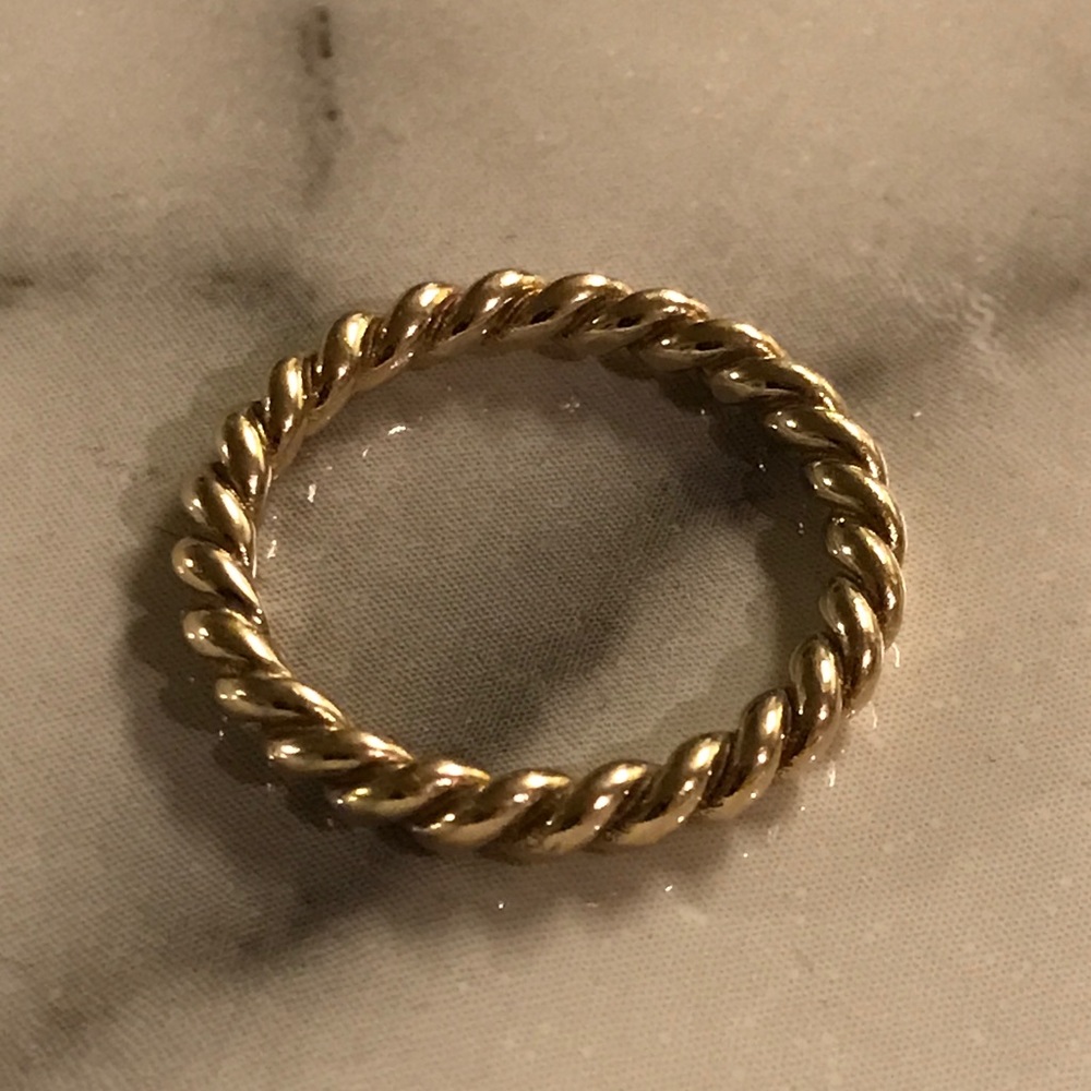 PANDORA 14k Twist Ring