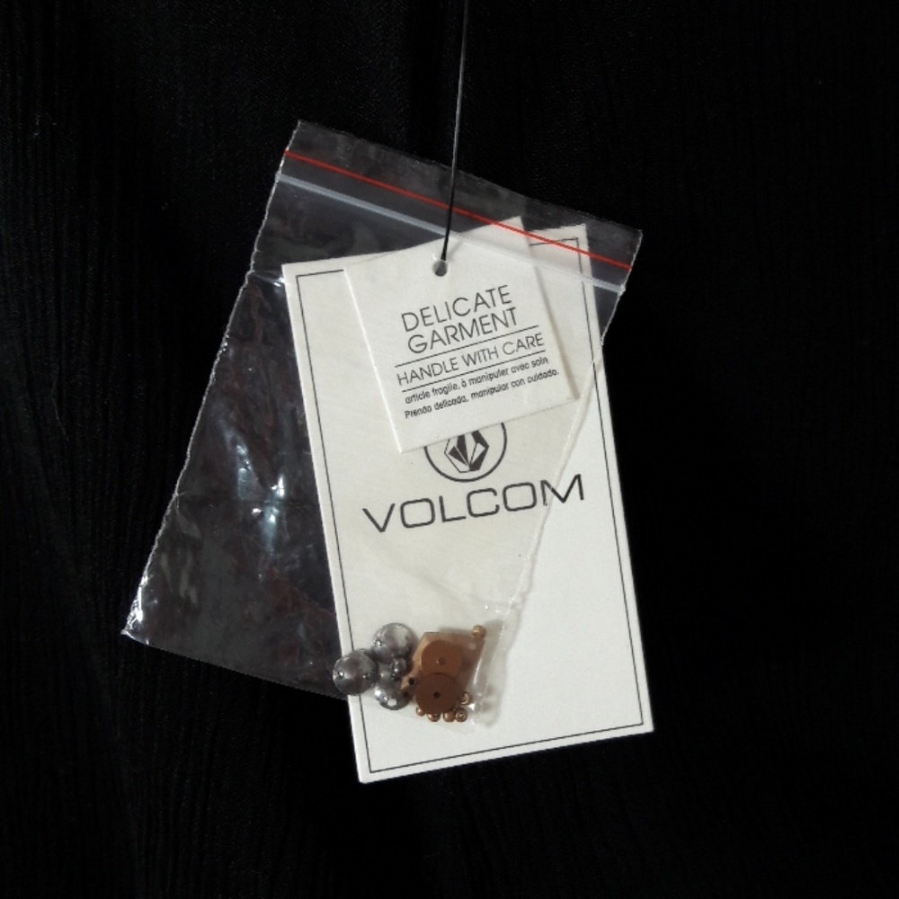 VOLCOM Honey Money Dress Black/Beaded - Picture 5 of 8
