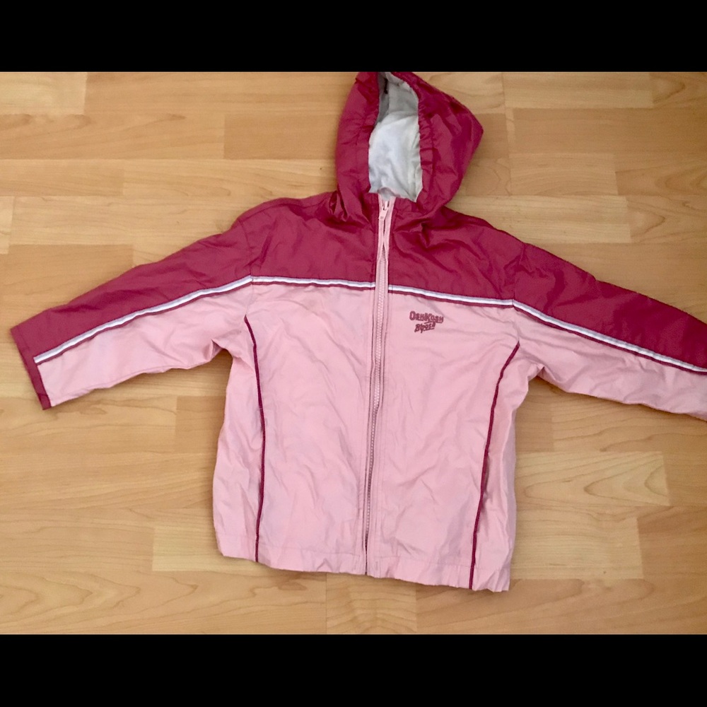 Girls 3T Pink Wind Breaker / Rain  Jacket