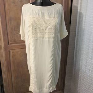 GAP ivory/cream Tunic Dress