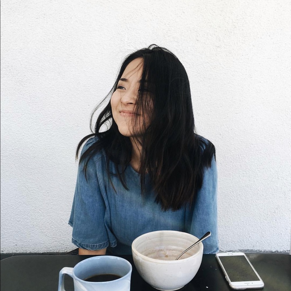 Zara Chambray Bell Sleeve Dress size S