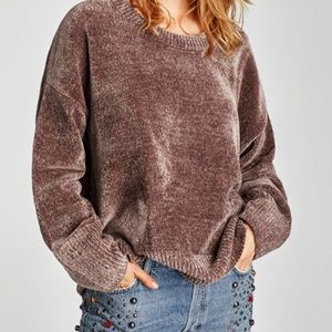 Zara oversized chenille sweater
