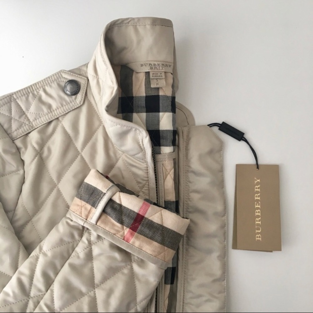 Burberry quilted jacket
