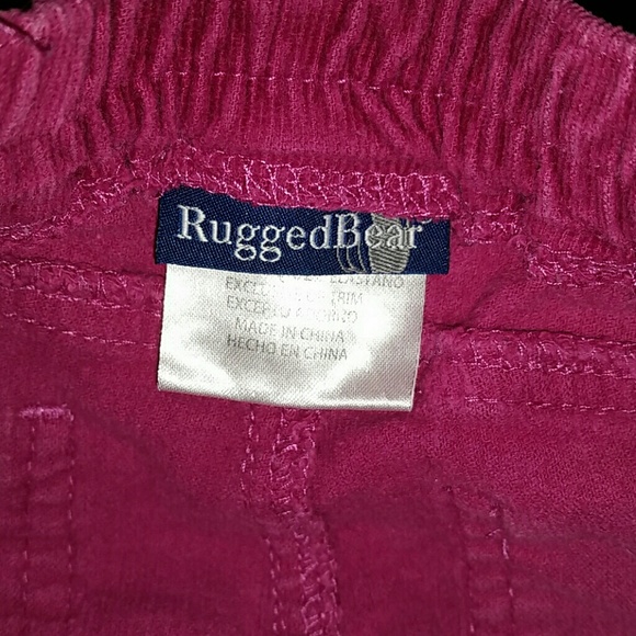 GUC RuggedBear Purple Cords, 12m - Picture 3 of 5