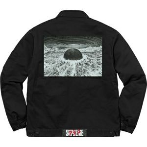supreme akira work jacket black