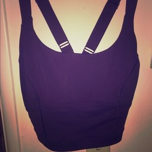 Lululemon sports bra in a purple color