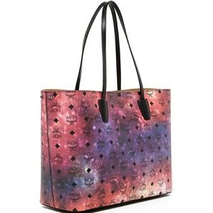 MCM New Authentic Medium Leather Galaxy Tote