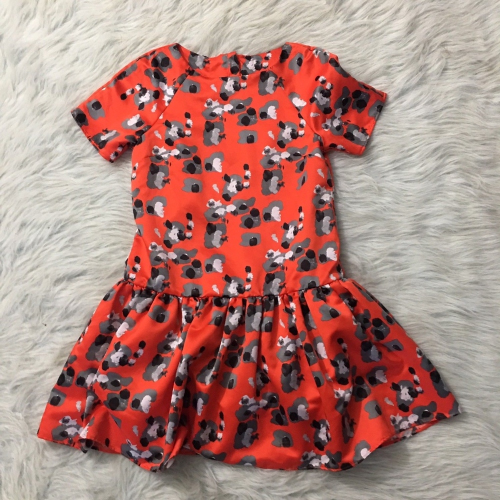 ASOS Petite Orange Poppy Dress Tulle Size 4