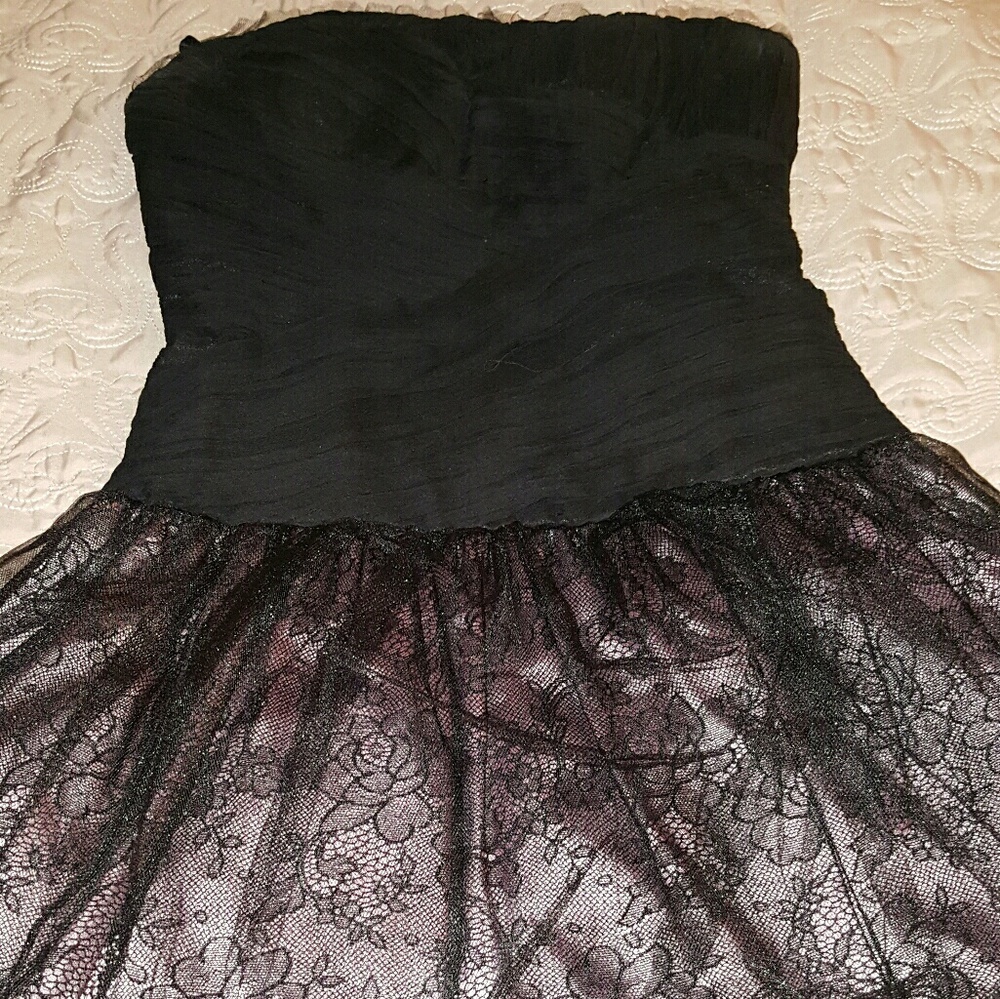 Black cocktail dress