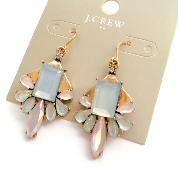 Jcrew milk crystal statement earrings - Picture 3 of 5