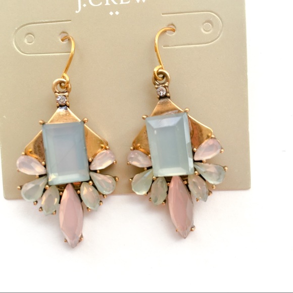 Jcrew milk crystal statement earrings - Picture 4 of 5