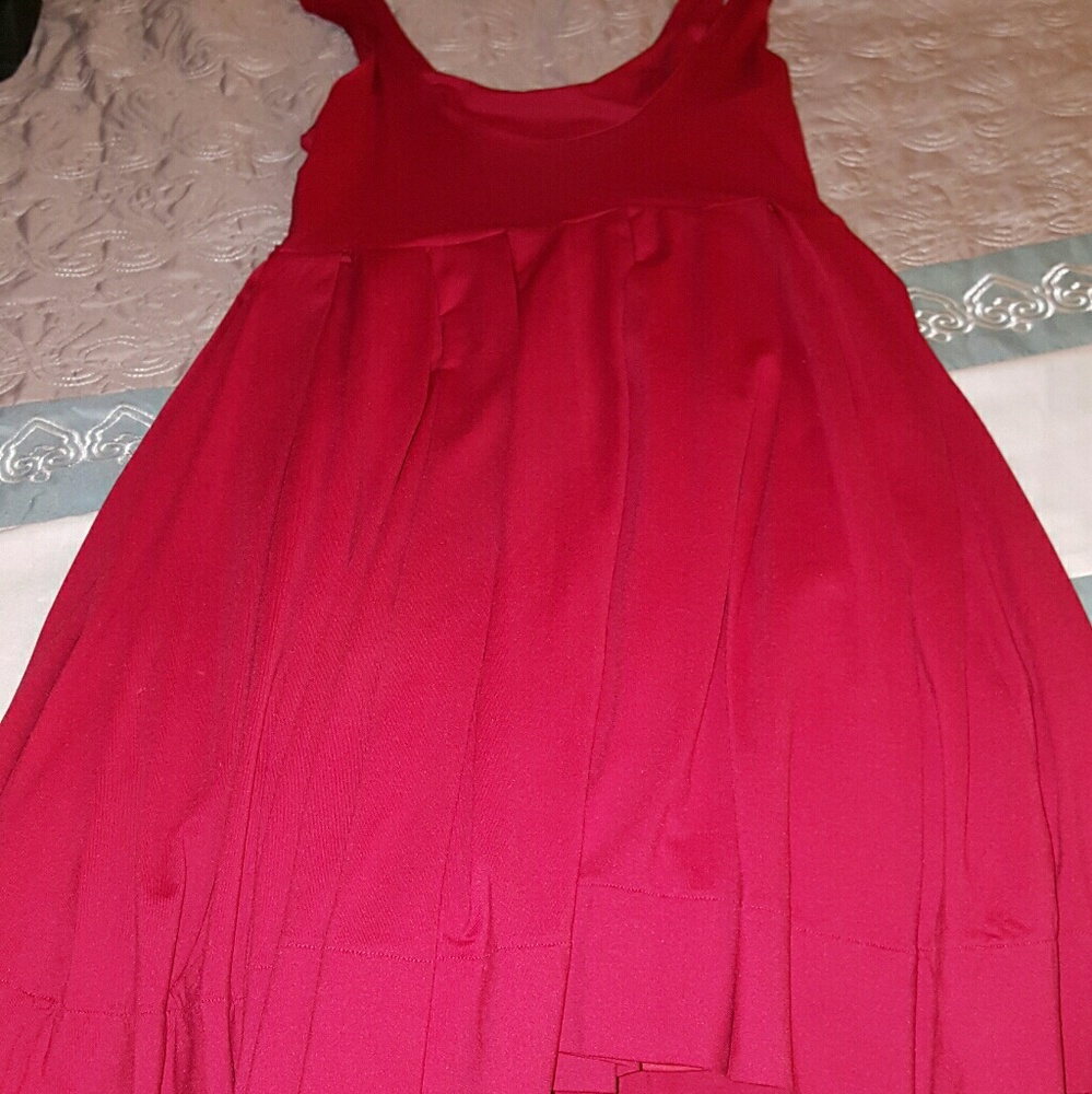 Red cute cocktail dress