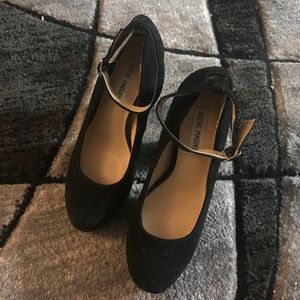 Black Suede Mary Jane Steve Madden shoes