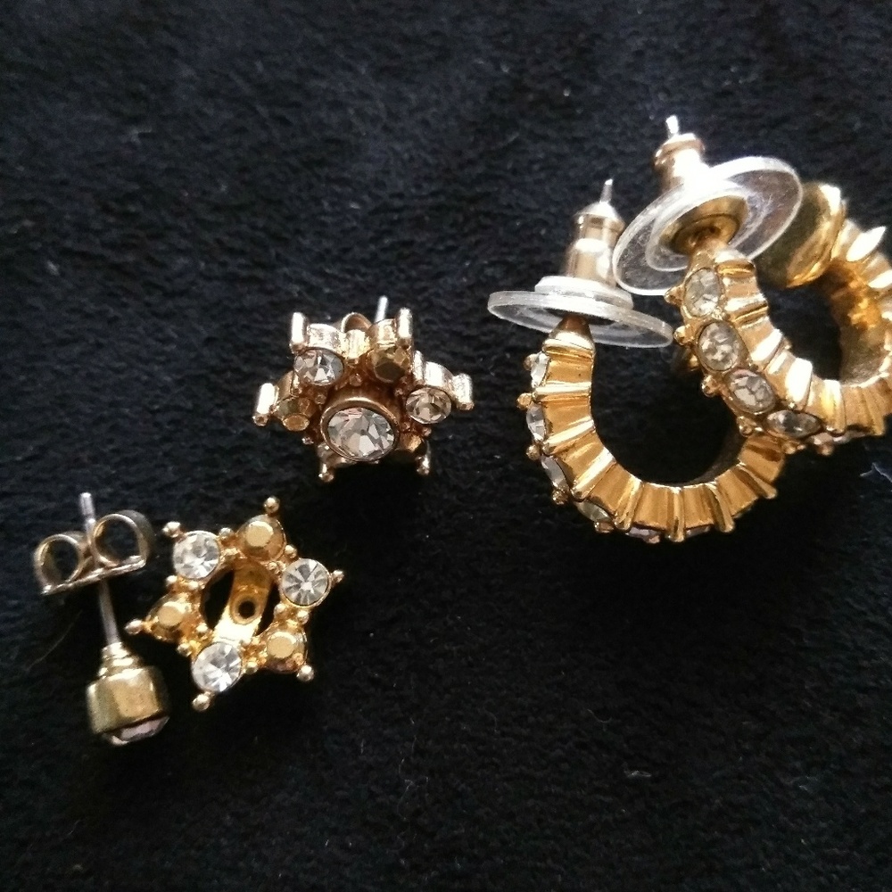 Bundle me! Star/Snowflake pierced earring jacket