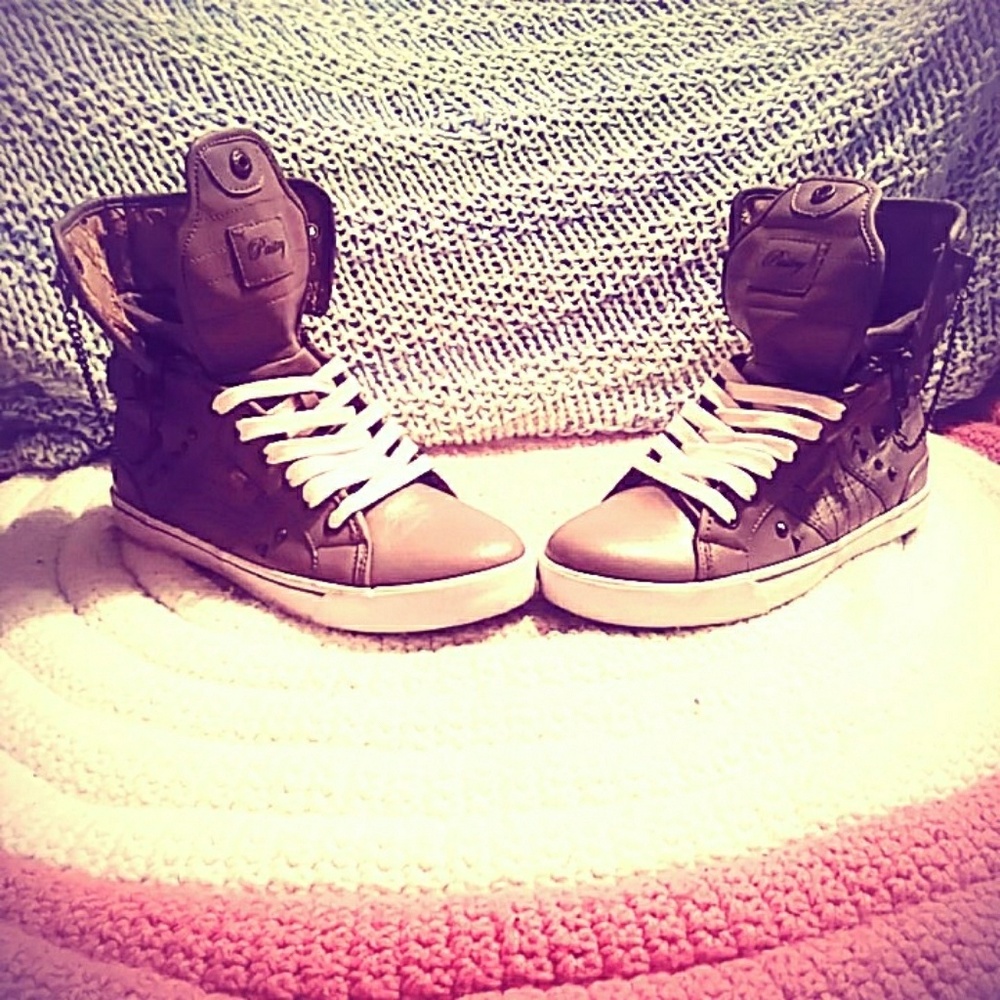 High top pastry sneakers