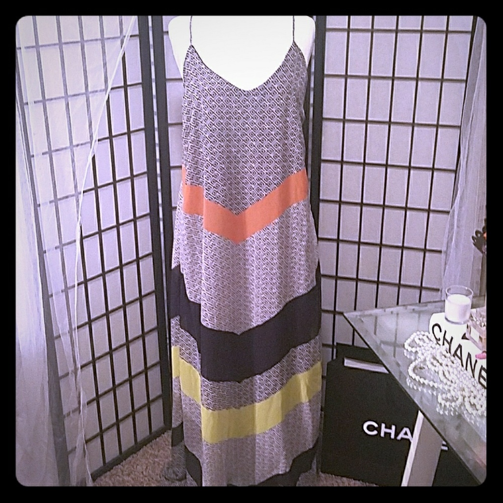 Multi color maxi dress