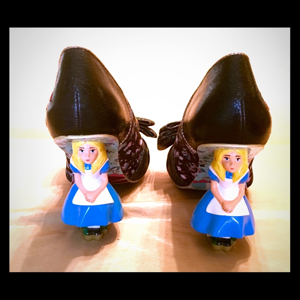 Irregular Choice Alice Wonderland heels. Size 39