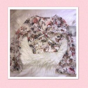 Sheer Flower crop top