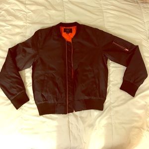 Black Bomber Jacket