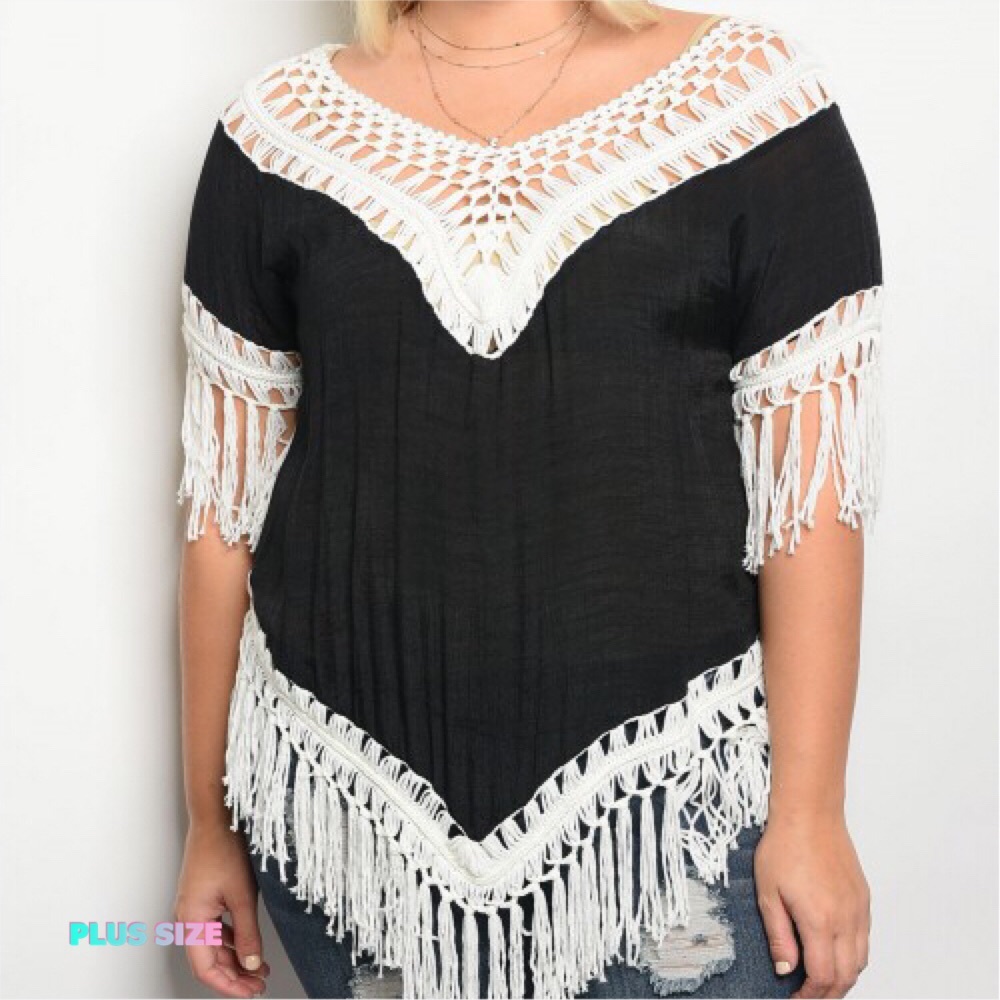 🌴PLUS SIZE BLACK & WHITE 🍍