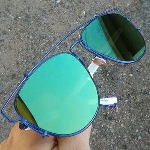 Christian Dior technologic cutout aviators