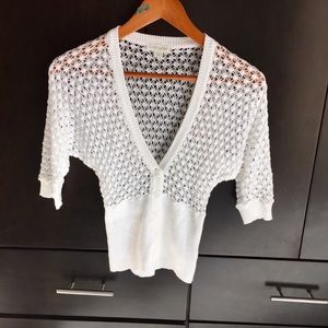Guess Jeans White button Cardigan